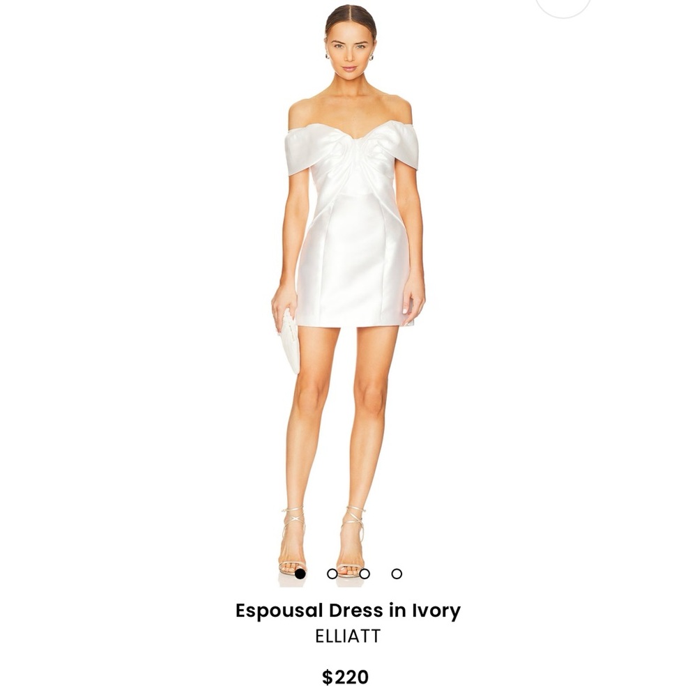 Elliatt Espousal Dress in Ivory/ White